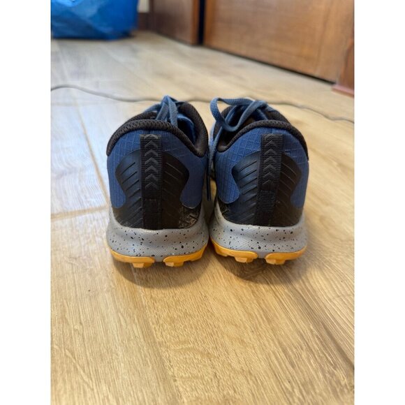 Saucony Women's Peregrine 12 Trail Running Shoe Navy/Gold 7.5 - Picture 2 of 8